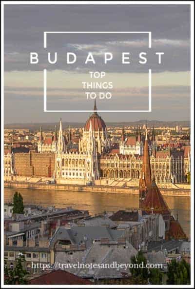 3 days in Budapest pin