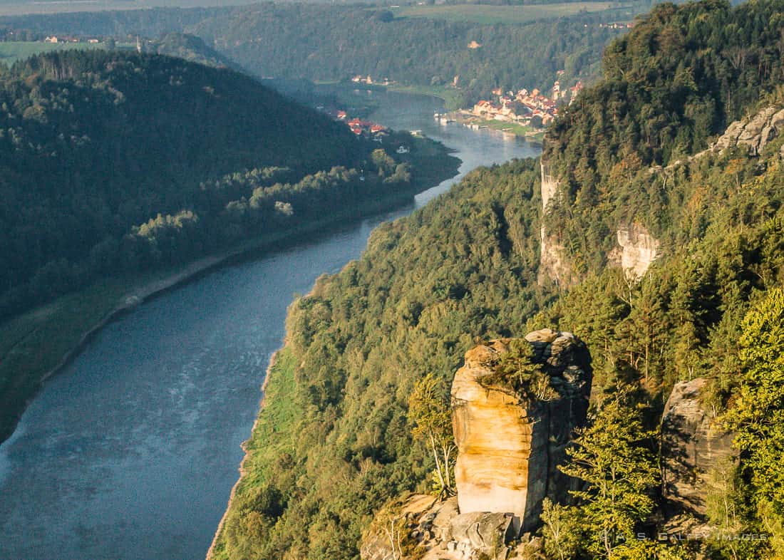 View of the Elbe River