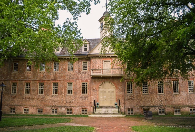 College of William and Mary, founded in 1693 by William III and Queen Mary II