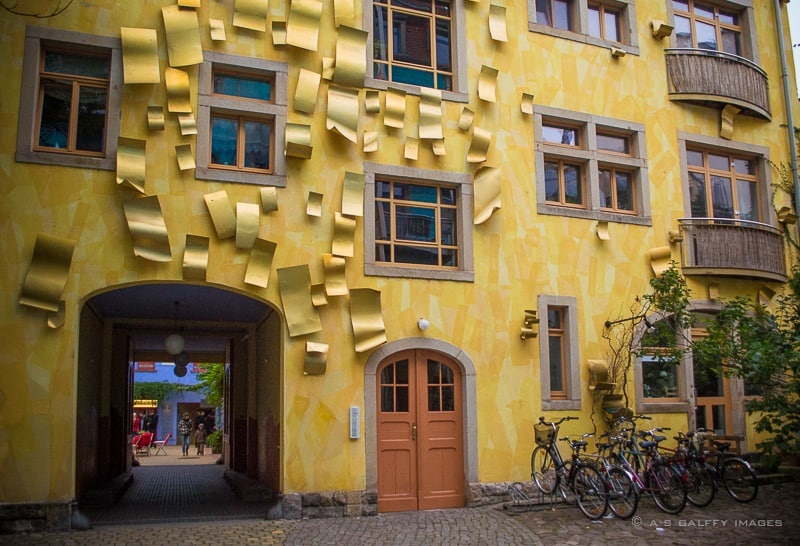 Courtyard of the Light in Kunsthofpassage Courtyard of the Light in Kunsthofpassage
