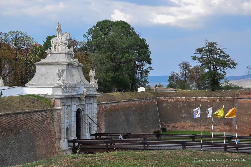 One of the Gates at Alba Iulia Citadel