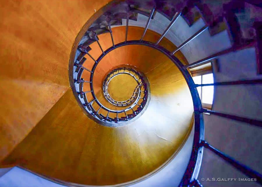 The loggia staircase at Azay Le Rideau