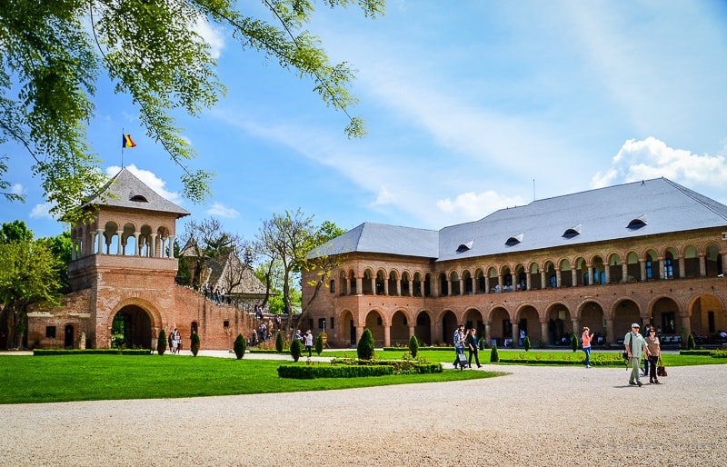 Visiting the Mogosoaia Palace near Bucharest, Romania