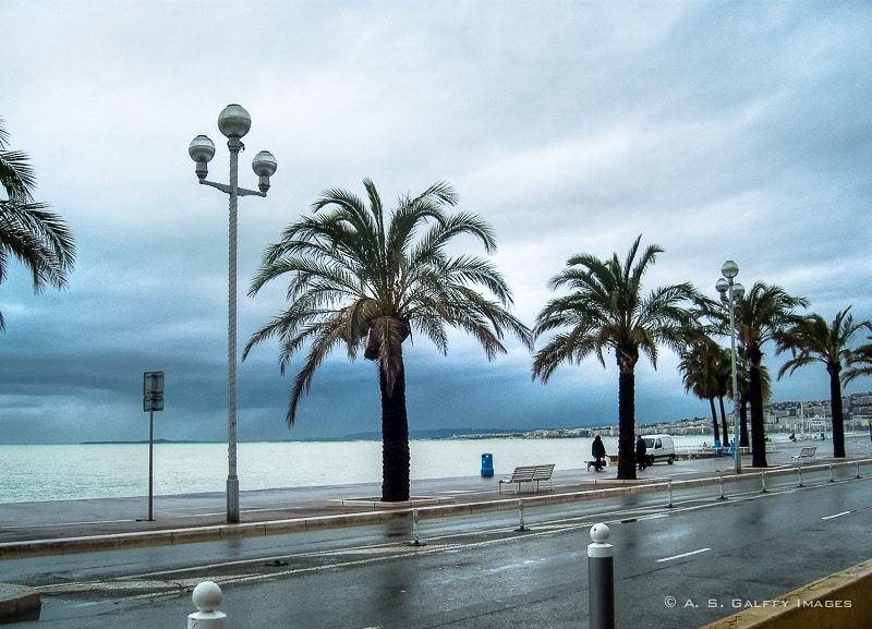Avenue des Anglais - Nice in Winter