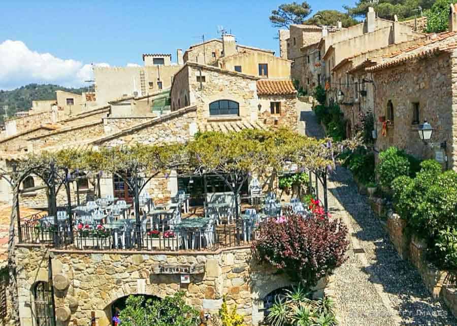 Street in the Old Town Tossa