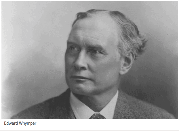 Edward Whymper, the one who attempted conquering the Matterhorn
