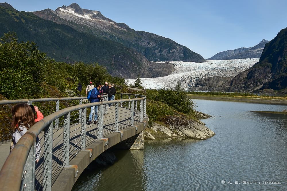 trail to the Mendenhall Glacier in Juneau trail to the Mendenhall Glacier in Juneau