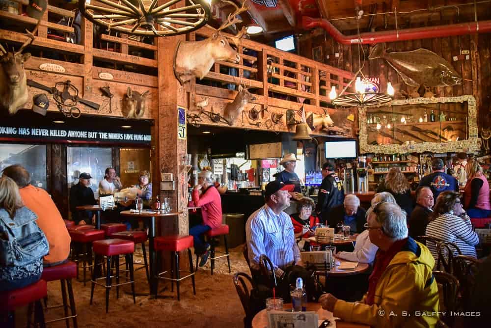 inside The Red Dog Saloon