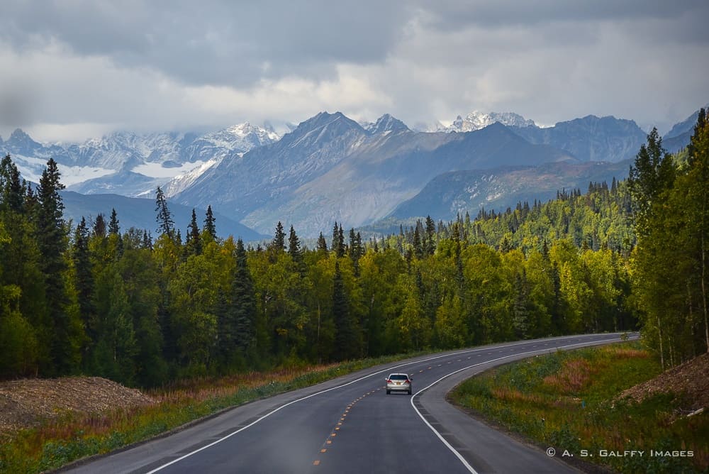 the Anchorage to Denali drive