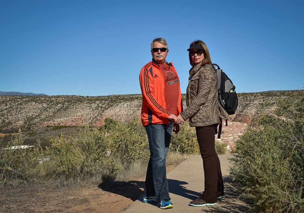 Walking at the Tuzigoot National Monument