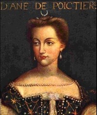 Diane de Poitier portrait at Château de Chenonceau