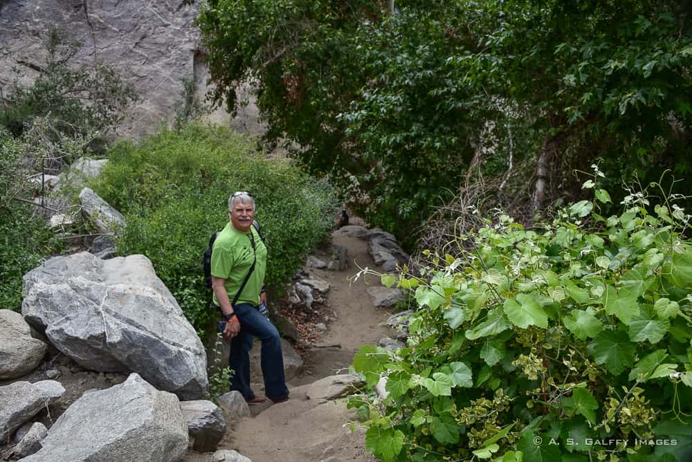 Hiking in the canyon