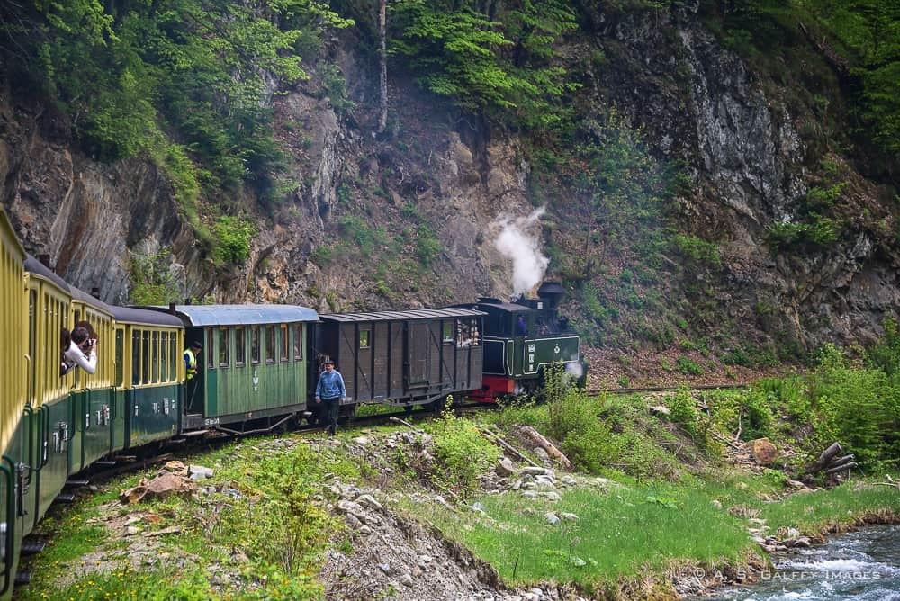 The Mocanita Steam Train