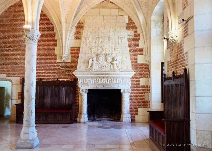 Inside the Chateau d'Amboise