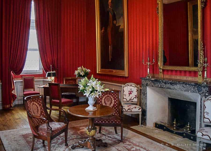 Furniture at the chateau