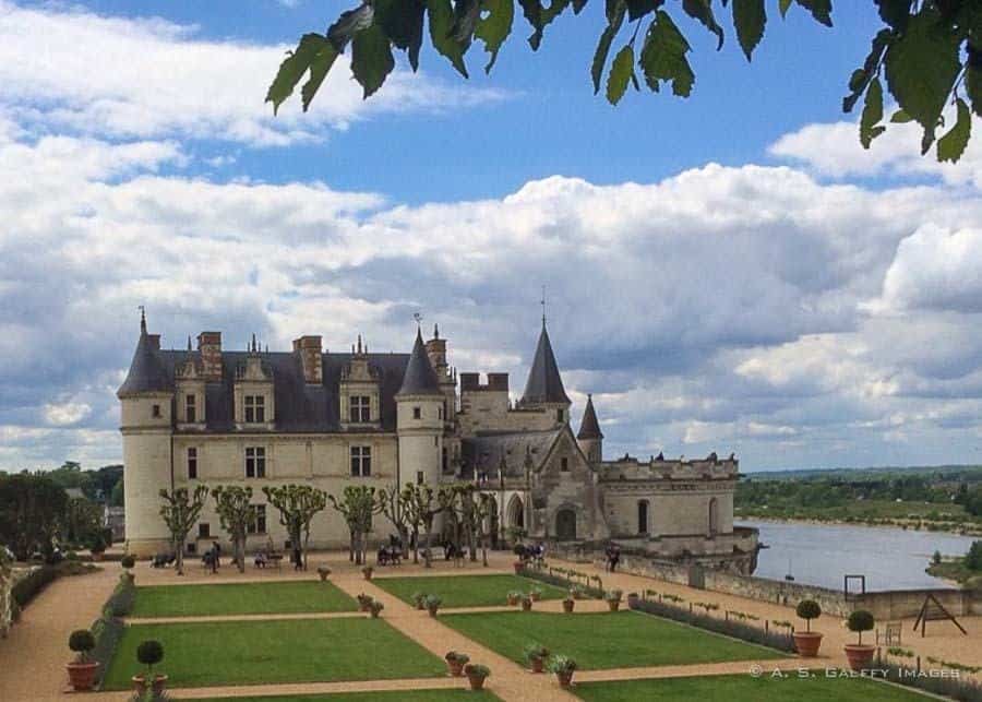 The grounds of Chateau d'Amboise