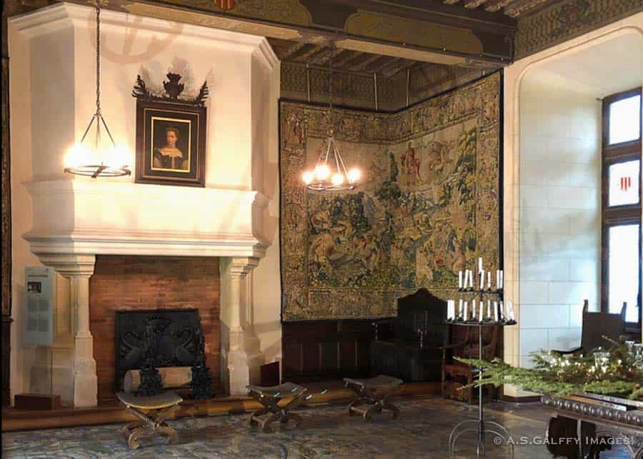 Diane de Poitier's room at Chateau de Chaumont