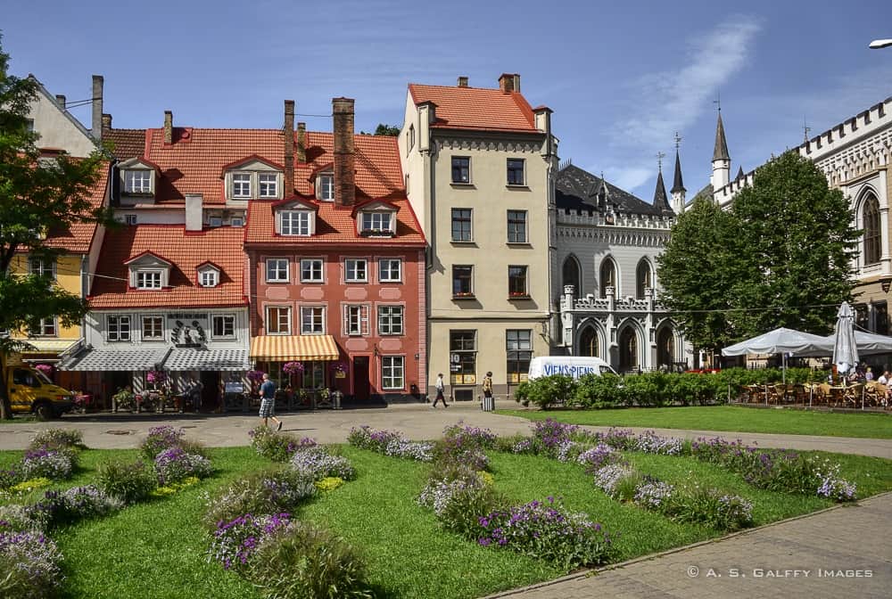 Livu Square in Old Town Riga