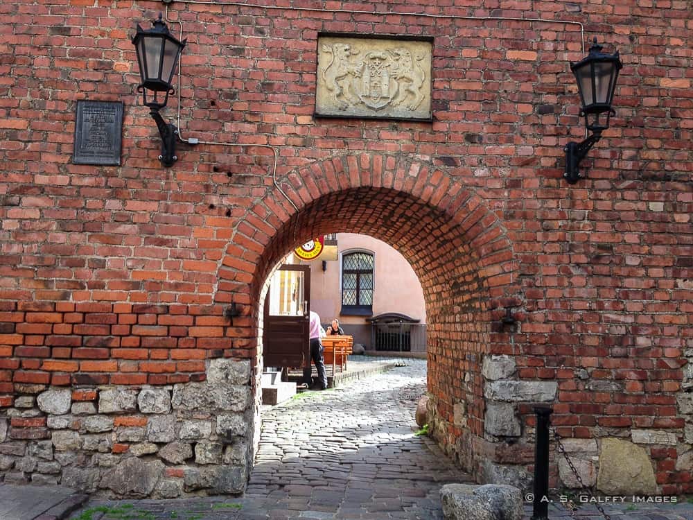 Original city wall in Old Town Riga Original city wall in Old Town Riga