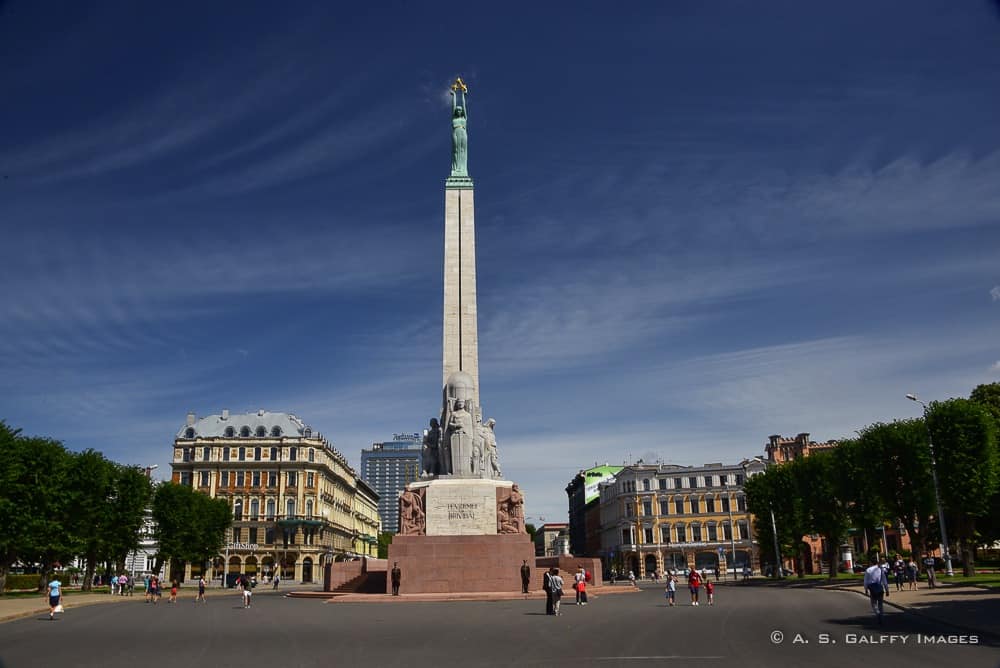 The Freedom Monument in Riga The Freedom Monument in Riga