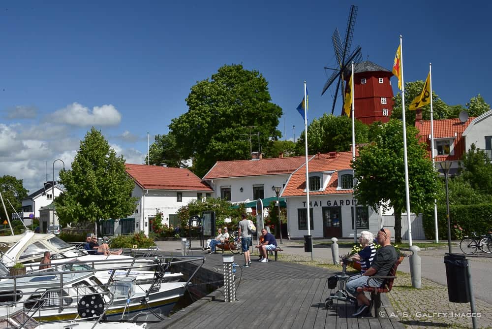 Strängnäs harbor area