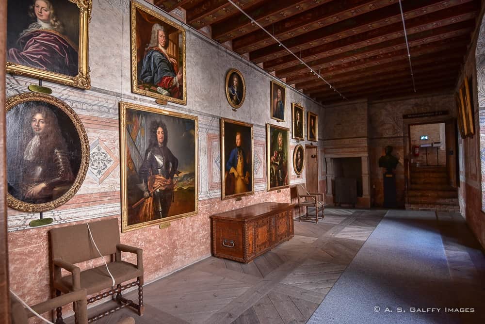 Portrait gallery at Gripsholm castle