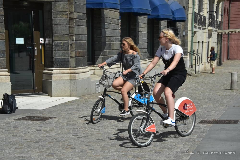 Visiting Stockholm on the bike Visiting Stockholm on the bike