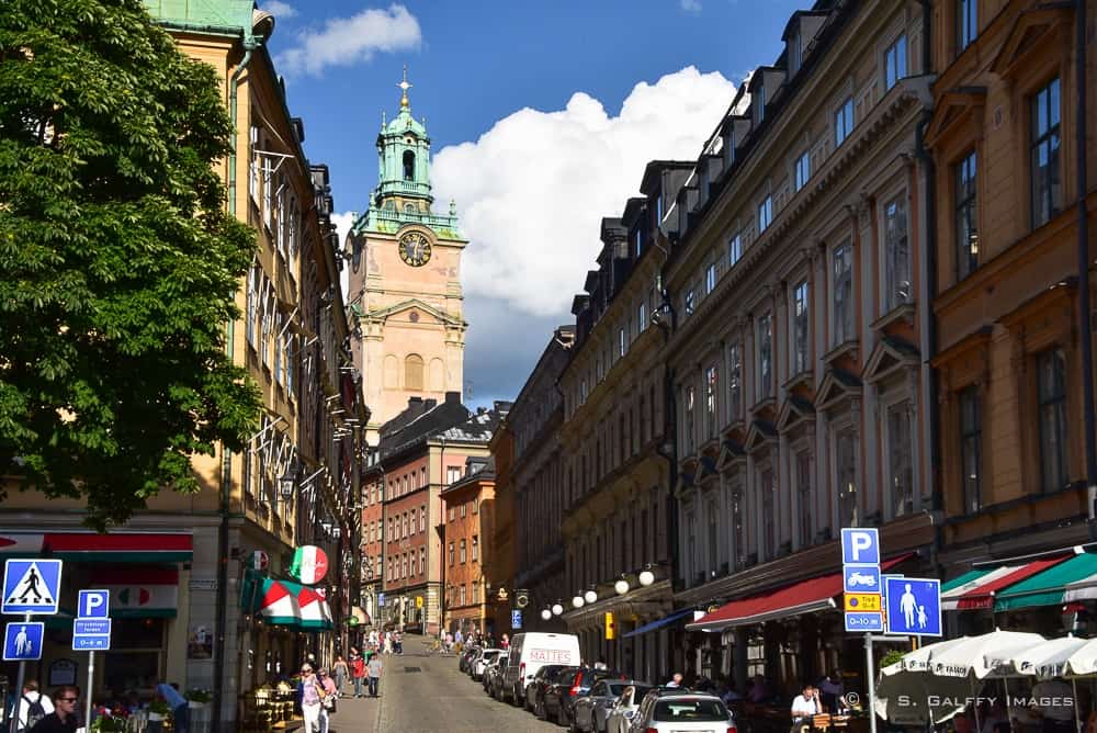 Street in Stockholm's Old Town Street in Stockholm's Old Town