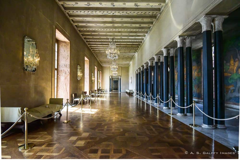 The Prince's Gallery at the Stockholm City Hall