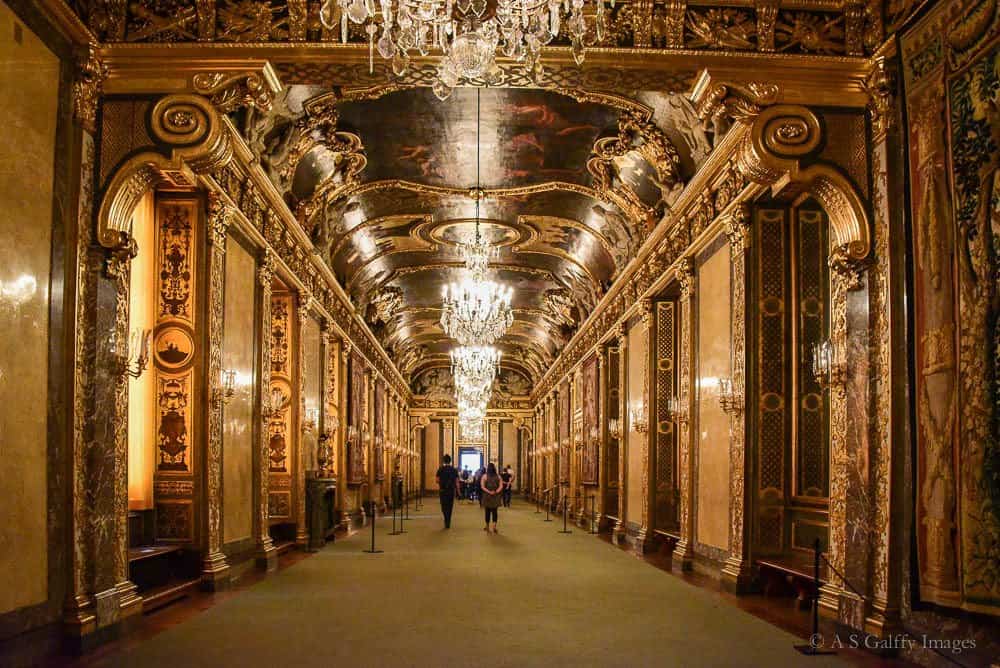Grand Hall at the Royal Palace in Stockholm Grand Hall at the Royal Palace in Stockholm