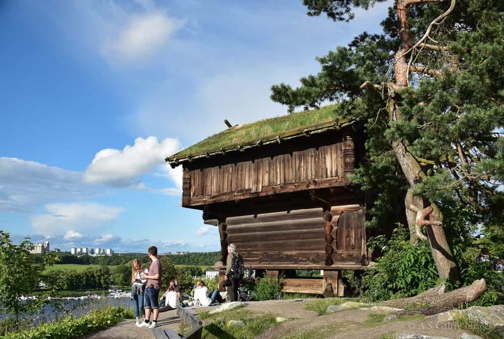 Inside Skansen open air museum Inside Skansen open air museum