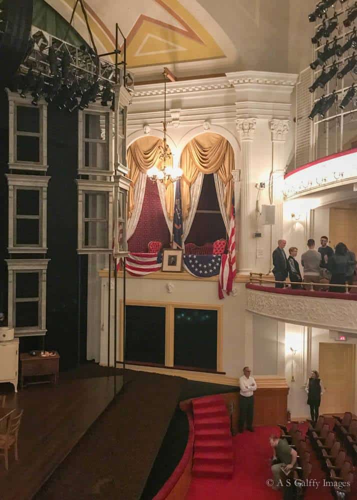 View of The Presidential Box at Ford's Theater View of The Presidential Box at Ford's Theater