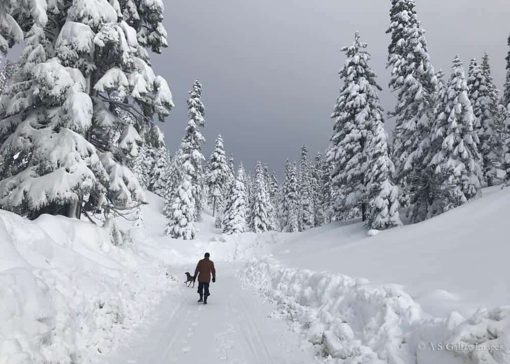Lake Tahoe after a sow storm Lake Tahoe after a snow storm