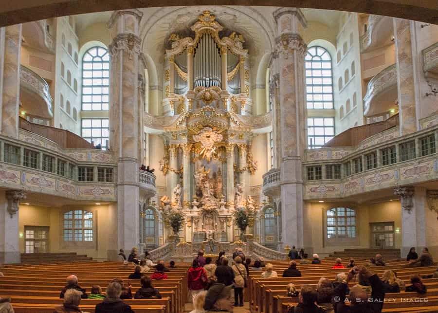 Inside the Church of Our Lady