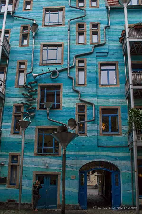building in the Kunsthofpassage, Dresden