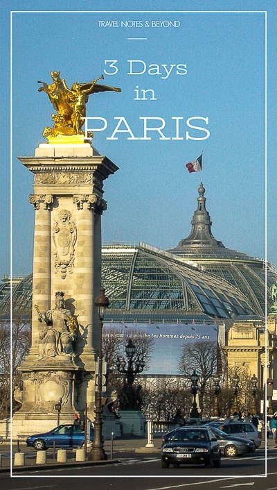 3 day Paris itinerary 3 days in Paris