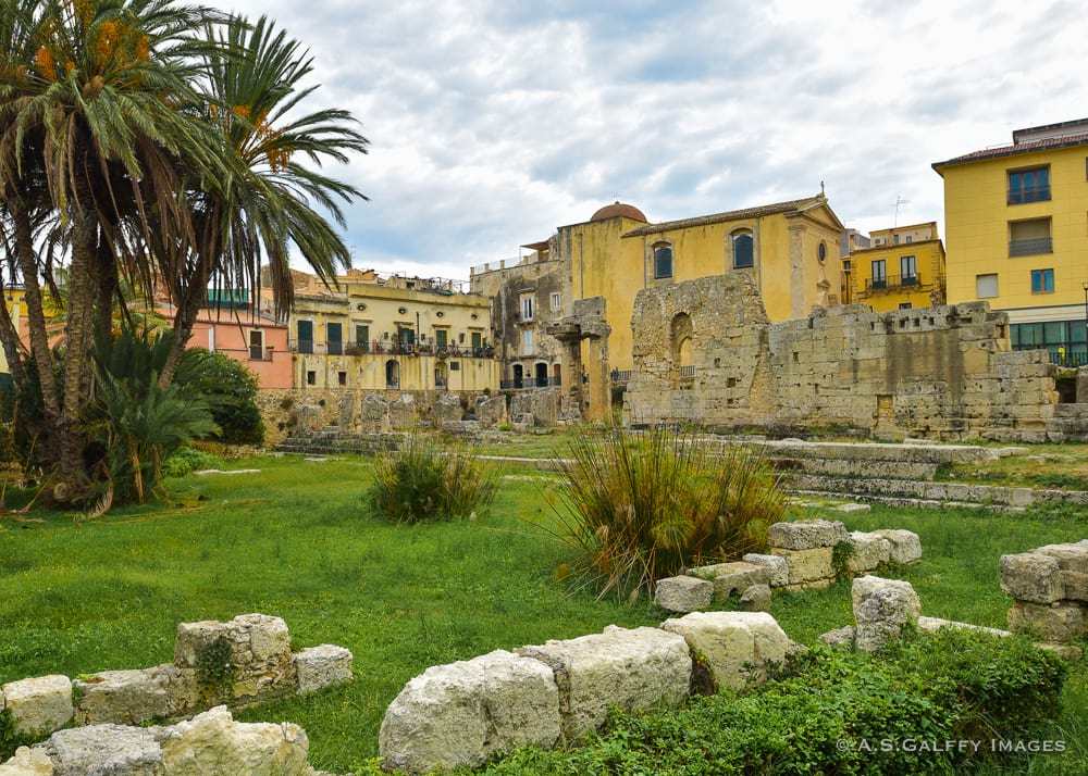 Temple of Apollo in Siracusa, Sicily