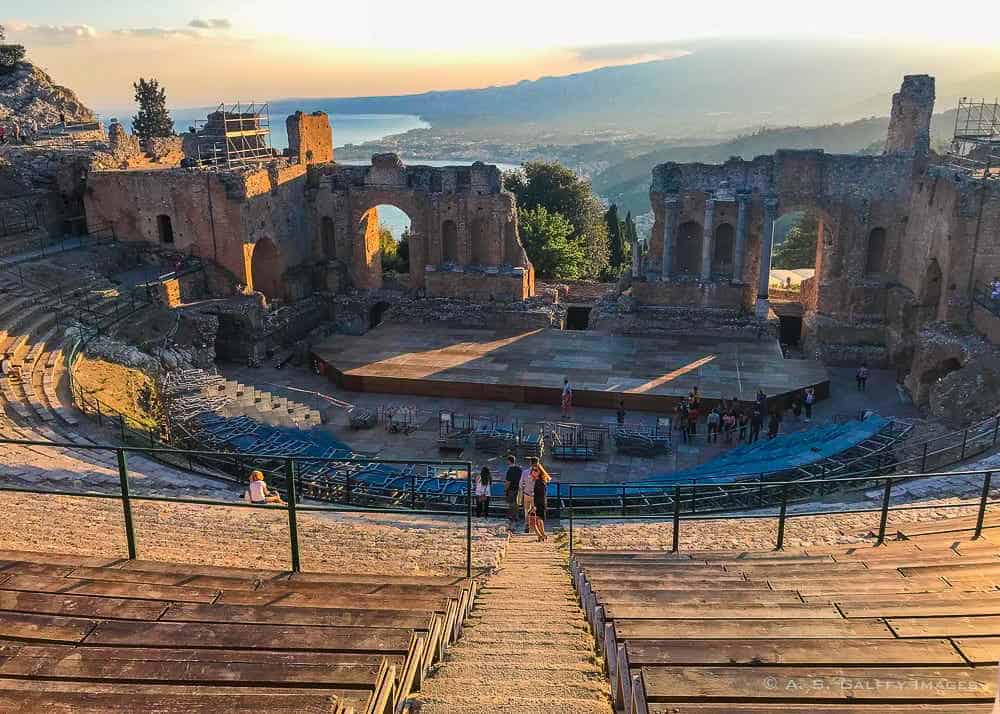 The Greek Theater in Taormina
