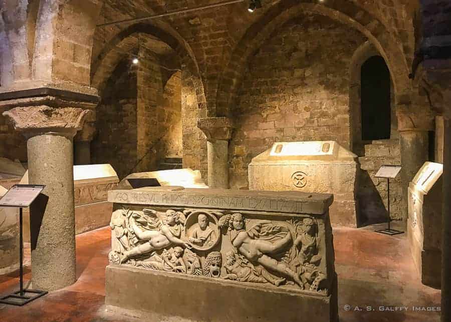 The Crypt at the Palermo Cathedral