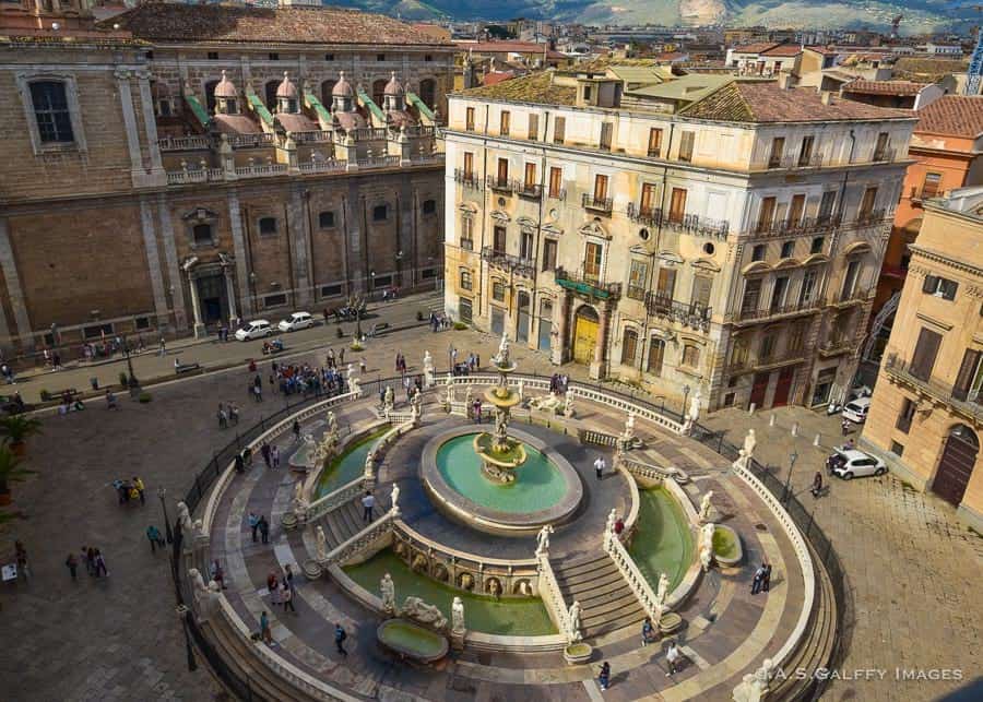 Fontana Pretoria seen from above