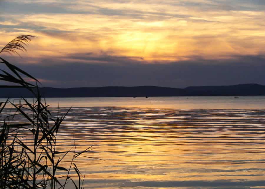 Sunset at Lake Balaton