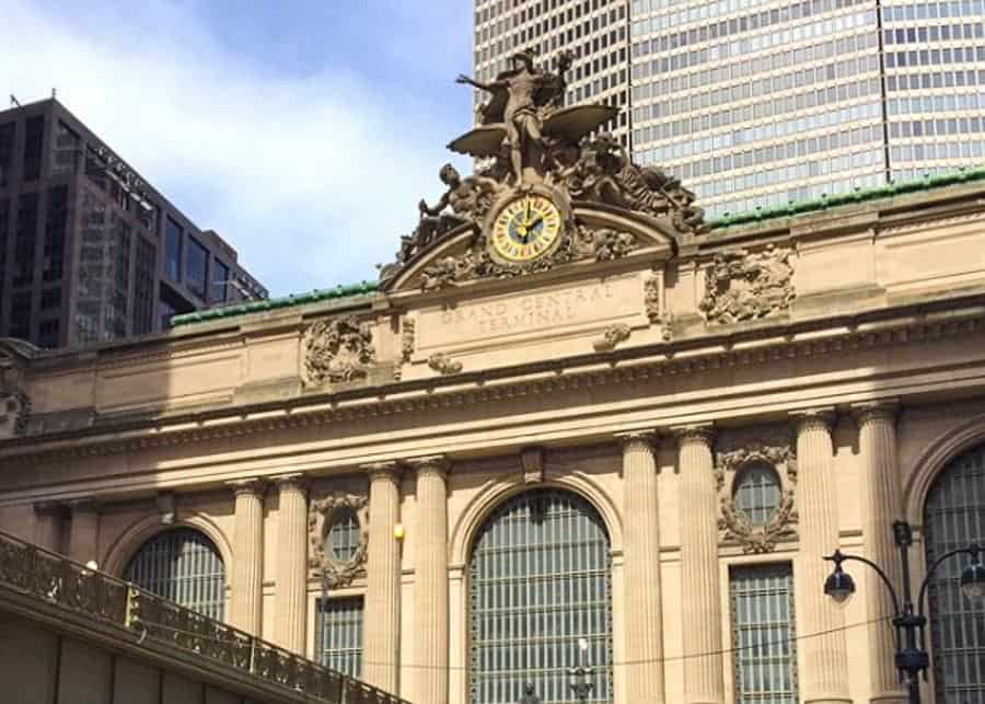 Outside clock at Grand Central Terminal