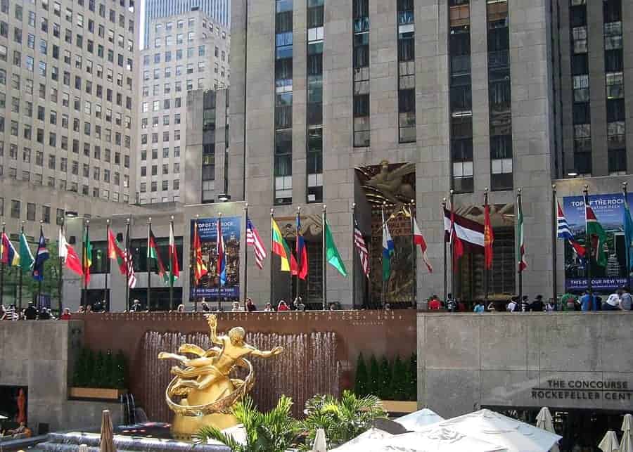 the Rockefeller Center