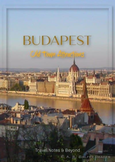 Budapest Old Town Attractions pin