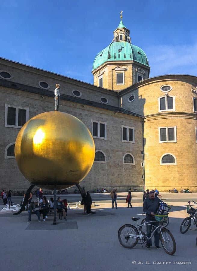 Chapter Square in Old Town Salzburg