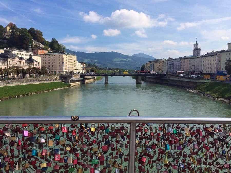 View of the Love-Lock Bridge