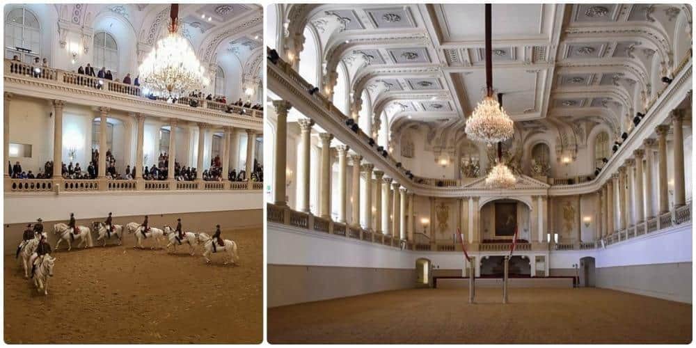Performance at the Spanish Riding School Vienna