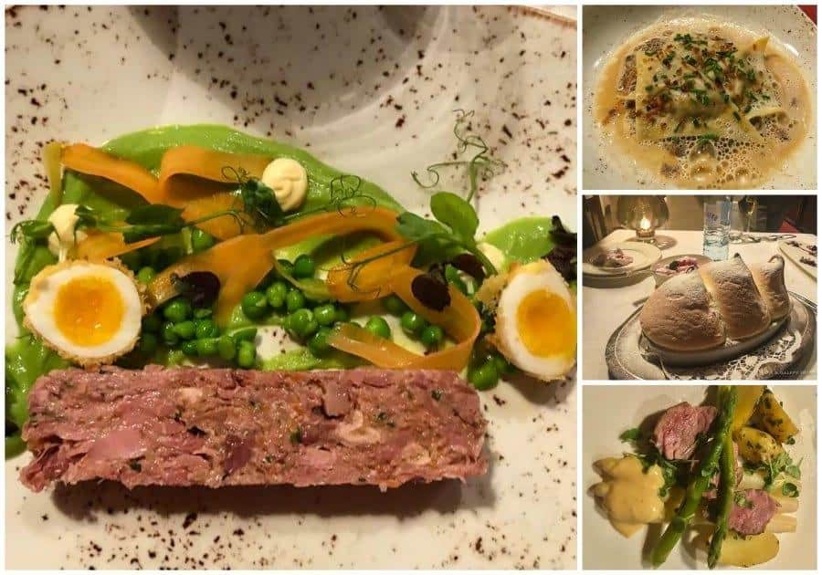 The menu at St. Peter's Cellar