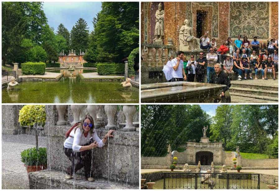 The Trick Fountains of Hellbrunn Palace in Salzburg