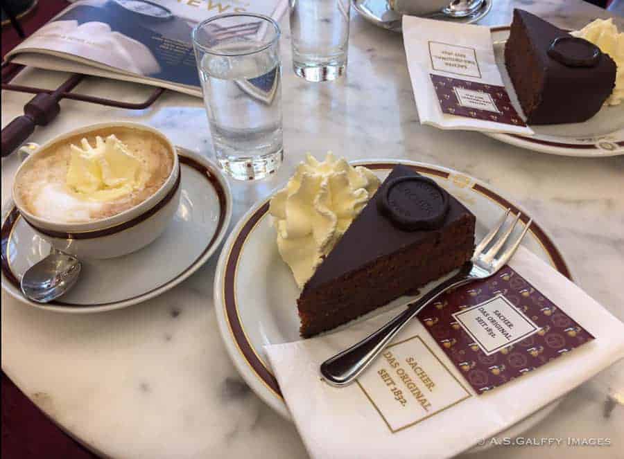 A slice of Sachertorte